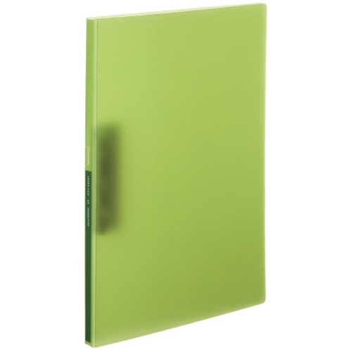 แฟ้มก้านโยก Glassel A4 สีเขียวอ่อน F-GL320LG