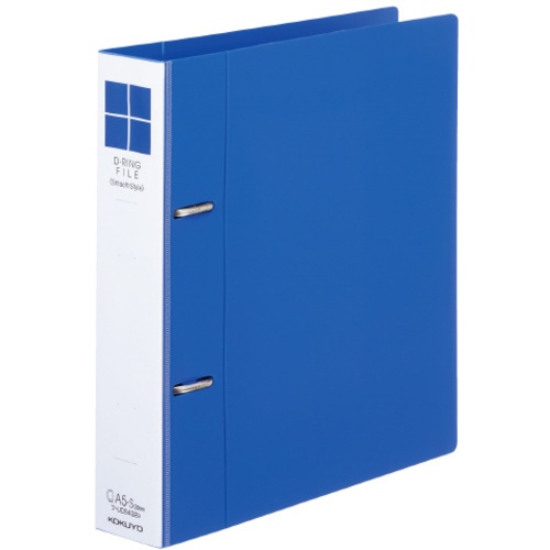 ภาพบุคคลแบบเรียบ A5 สัน 45 มม. สีน้ำเงิน Fu-UDS432B