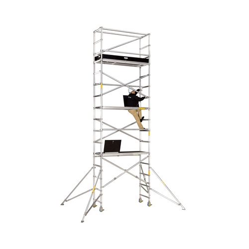 แพลตฟอร์มทำงานบนที่สูง VX Rolling Tower (อลูมิเนียม) ความกว้าง 3.64 เมตร (1910 มม.) *ต้องระบุชื่อผู้ใช้และที่อยู่ของผู้ใช้งาน