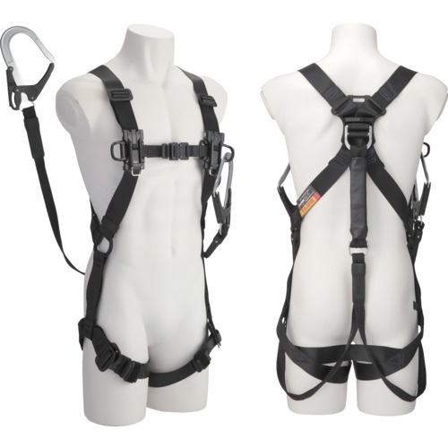 ชุดสายรัดนิรภัยแบบแบน รุ่น L4 สีดำ (สองเส้น)