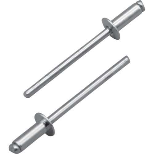 หมุดย้ำตัน (เหล็ก/เหล็ก) 4-2 (1000 ชิ้น) บรรจุกล่อง