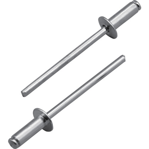 หมุดย้ำแบบตัน (อลูมิเนียม/เหล็ก) 6-5 (500 ชิ้น) บรรจุกล่อง