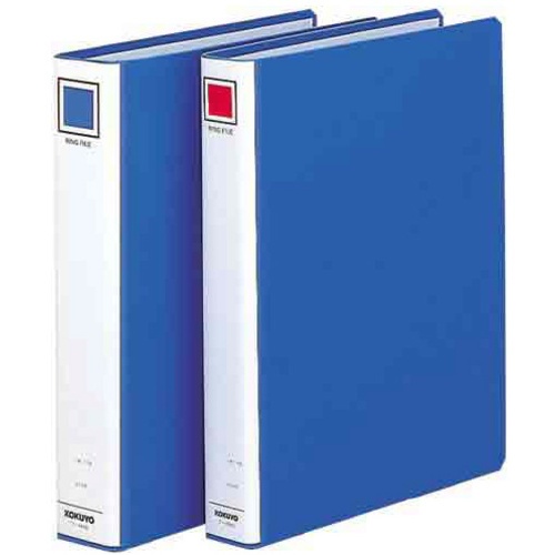 แฟ้ม 4 ห่วง สีน้ำเงิน ขนาด A4 แนวตั้ง สันกว้าง 56 มม. F-444NB