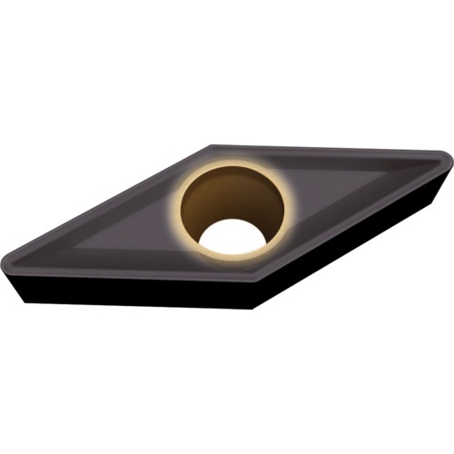 เม็ดมีด M-class, เหล็กหล่อ, ชนิด K, เม็ดมีด ISO, แบบบวก, เพชร 35°, การตัดปานกลาง, มีรู, บวก 7°, MC5115