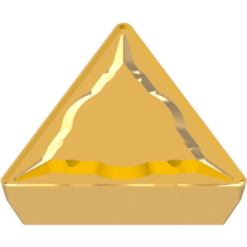 เม็ดมีดเกรด M, เหล็ก, ชนิด P, เม็ดมีด ISO, บวก, รูปสามเหลี่ยมด้านเท่า, การตัดปานกลาง, ไม่มีรู, บวก 11°, MC6125