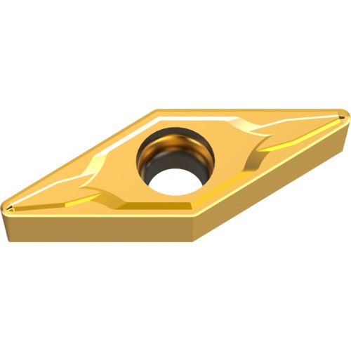 เม็ดมีดเกรด M, เหล็ก, ชนิด P, การตัดเบา, VC, มุมบวก 7°, มีรู, เกรด M, MC6125