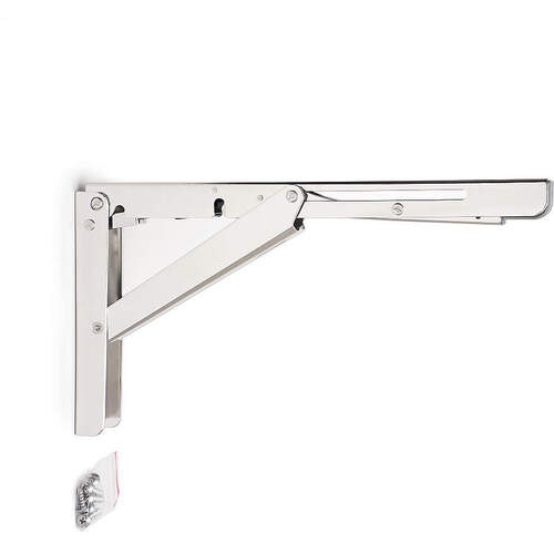 (120057215) EBN-317-DA-SL ขาตั้งชั้นวางแบบพับได้สแตนเลส