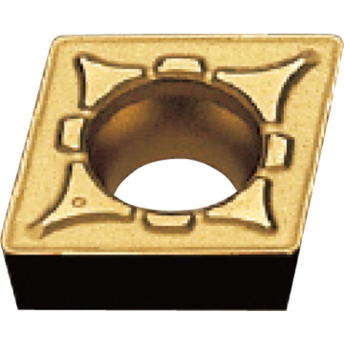 เม็ดมีดเกรด M, เหล็ก, ชนิด P, เม็ดมีด ISO, แบบบวก, เพชร 80°, การตัดปานกลาง, มีรู, บวก 7°, MC6135