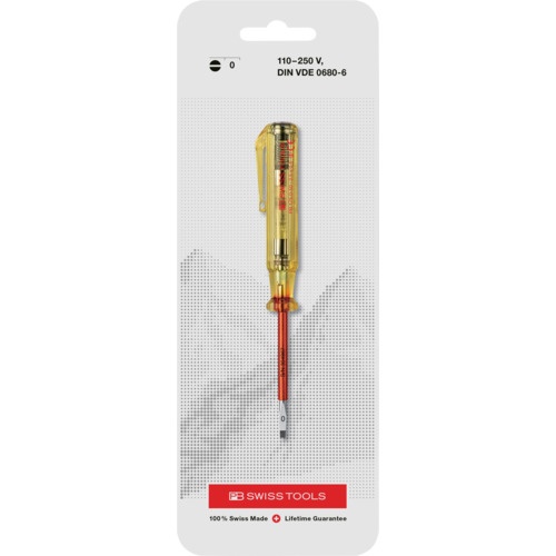 ไขควงทดสอบไฟฟ้า (บรรจุในแผงพลาสติกใส)