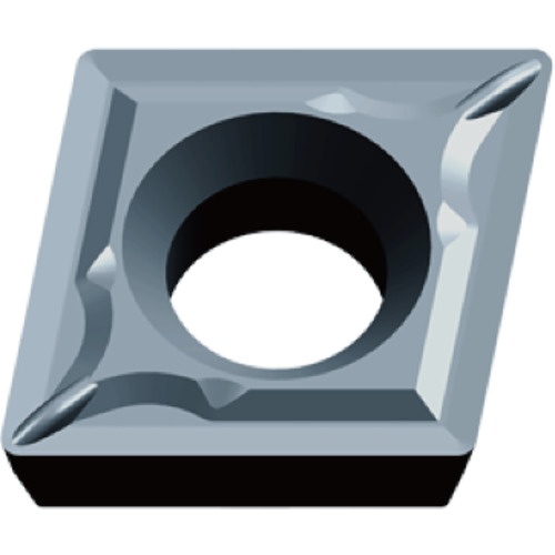 เม็ดมีด M-class สำหรับวัสดุที่ตัดยาก ชนิด S มาตรฐาน ISO แบบบวก หัวเพชร 80° สำหรับงานตกแต่ง รู 4 | 11° แบบบวก MP9025