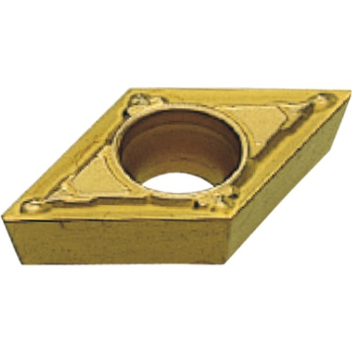 เม็ดมีดเกรด M, เหล็ก, ชนิด P, เม็ดมีด ISO, แบบบวก, เพชร 55°, การตัดปานกลาง, มีรู, มุมบวก 7°, MC6135