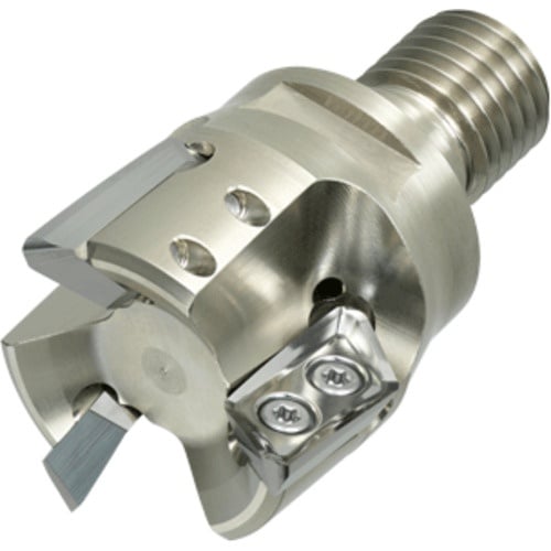 เครื่องมืออเนกประสงค์ สำหรับตัดโลหะผสมอลูมิเนียมและวัสดุที่ตัดยาก แบบขันเกลียว มีรูสำหรับน้ำหล่อเย็น สำหรับผู้ใช้มือขวา