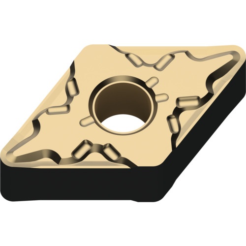 เม็ดมีดเกรด M, เหล็ก, ชนิด P, เม็ดมีด ISO, แบบลบ, เพชร 55°, การตัดเบา, มีรู, MC6135