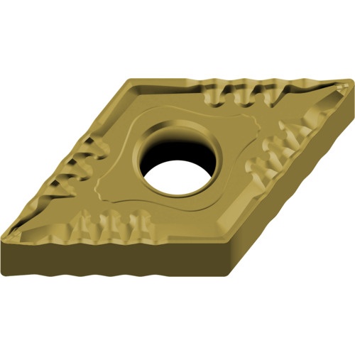 เม็ดมีดเกรด M, เหล็ก, ชนิด P, เม็ดมีด ISO, แบบลบ, เพชร 55°, สำหรับงานตัดละเอียด, มีรู, MC6135