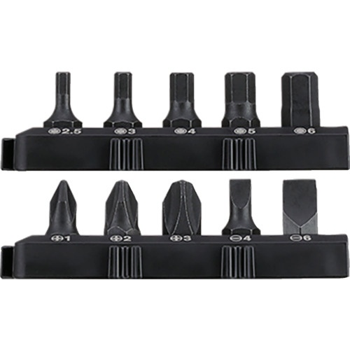 ชุดดอกไขควง TD-BS23 (10 ชิ้น) (ปากแฉก/ปากแฉก/ปากหกเหลี่ยม)