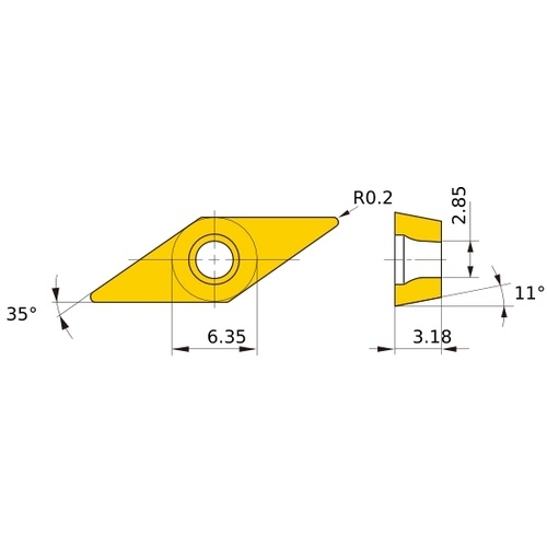 ขั้วบวกสำหรับหมุน VP30RT
