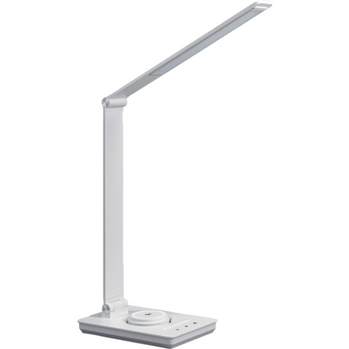 โคมไฟตั้งโต๊ะ ปรับความสว่างและสีได้ พร้อมระบบชาร์จไร้สาย ความสว่าง 1000 ลูเมน สีขาว