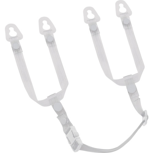 ชุดสายรัดคางและสายรัดหูสำหรับหมวกกันน็อค ทำจากไวนิลใส