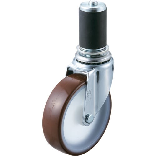 ประเภทการแทรก, หมุน, ลูกล้อสแตนเลส, ยูรีเทน, เส้นผ่านศูนย์กลางล้อ 100 มม., ประเภท E, ประเภท SUS-ETF, เส้นผ่านศูนย์กลางท่อ 35