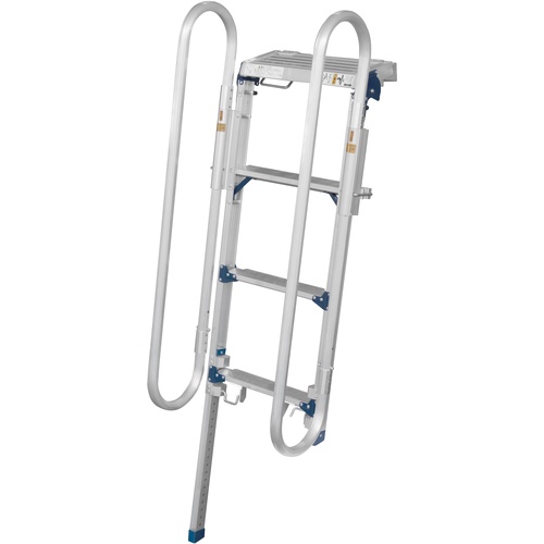 บันไดขึ้นรถบรรทุก (พร้อมราวกันตก)