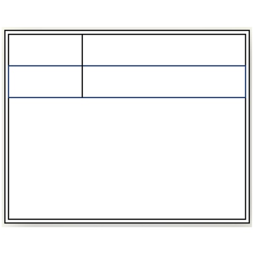สติกเกอร์ไวท์บอร์ดที่รองรับ Mg DS-2 เฉพาะกรอบ กว้าง 165 x สูง 130 มม.