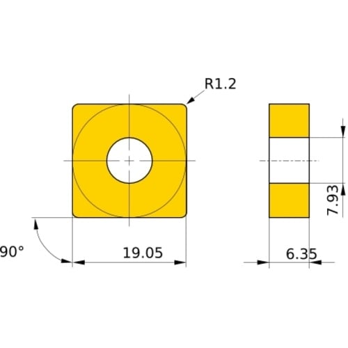 ดอกกัดคาร์ไบด์เคลือบผิวสำหรับงานกลึงสแตนเลส รุ่น MC_MP7100 และ MC7125