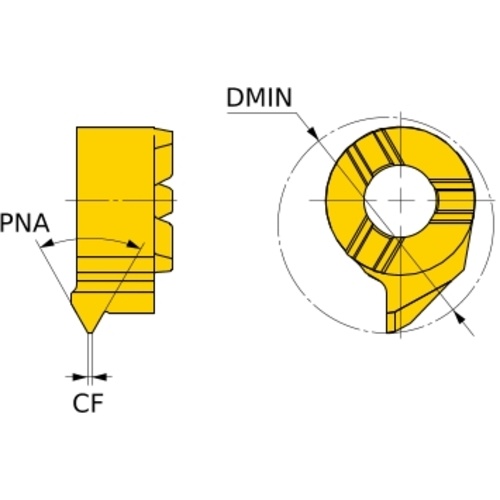 เม็ดมีดกลึง เม็ดมีดกลึงแบบถอดเปลี่ยนได้ รุ่น “XB series” MPB115