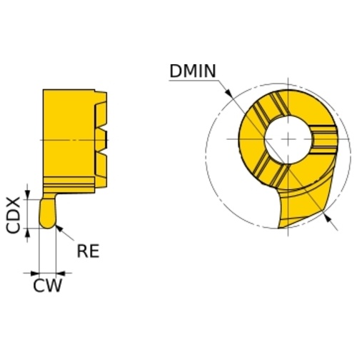 เม็ดมีดกลึง เม็ดมีดกลึงแบบถอดเปลี่ยนได้ รุ่น “XB series” MPB115