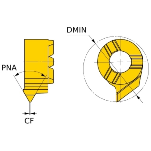 เม็ดมีดกลึง เม็ดมีดกลึงแบบถอดเปลี่ยนได้ รุ่น “XB series” MPB115