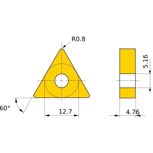 ดอกกัดคาร์ไบด์เคลือบผิวสำหรับงานกลึงสแตนเลส รุ่น MC_MP7100 MP7135