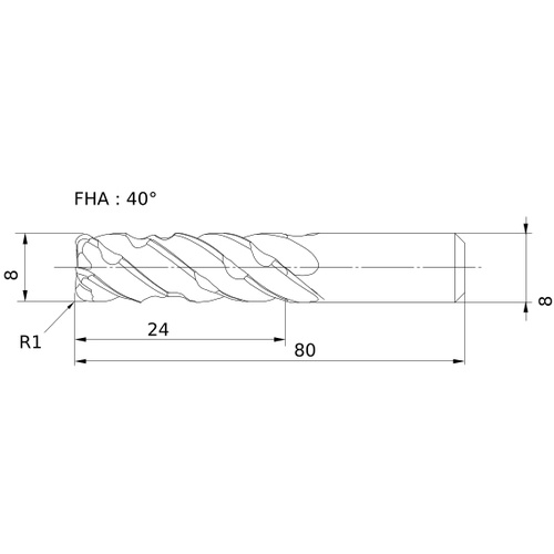 ดอกกัดปลายคาร์ไบด์ประสิทธิภาพสูง ซีรี่ส์ดอกกัดปลาย SMARTMIRACLE