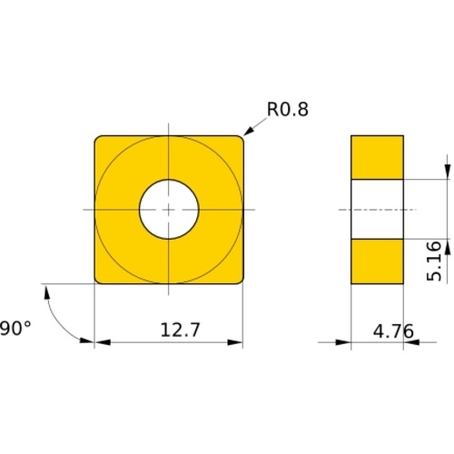 ดอกกัดคาร์ไบด์เคลือบผิวสำหรับงานกลึงสแตนเลส รุ่น MC_MP7100 และ MC7125