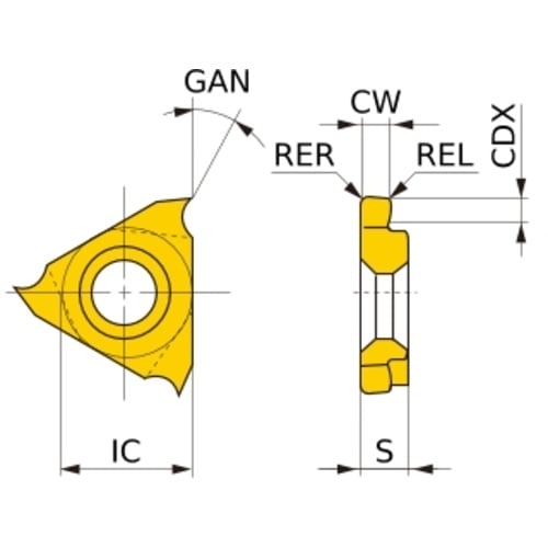 เม็ดมีดกลึง: เม็ดมีดร่องตื้นสำหรับงานกลึงชิ้นส่วนขนาดเล็กที่มีความแม่นยำสูง MS7025