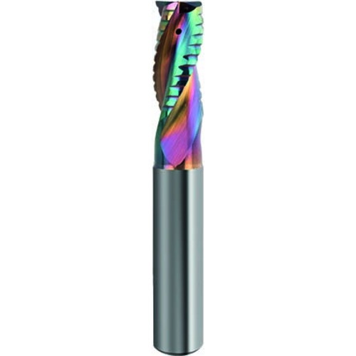 ดอกกัดหยาบประสิทธิภาพสูง 3 ฟลุต สำหรับอลูมิเนียม แบบธรรมดา และเคลือบ Carbo+ ขนาด 6 มม.