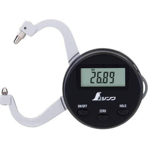 เกจวัดคาลิเปอร์แบบดิจิทัล 0-25 มม. ก้านวัดรูปวงรี