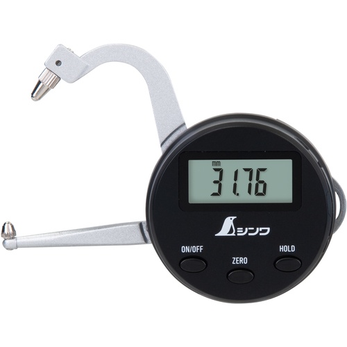 เกจวัดคาลิเปอร์ดิจิตอลแบบแบน 0-25 มม.