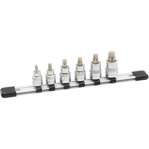 ชุดประแจทอร์กซ์สั้นแบบงานหนัก พร้อมที่เก็บประแจ 6 ชิ้น