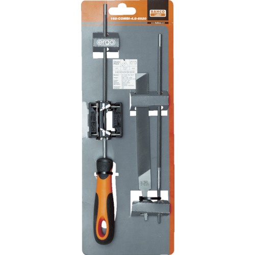 ชุดตะไบเลื่อยโซ่ยนต์ Ergo ความยาวใบเลื่อย 200 มม. ความกว้างใบเลื่อย 4.8 มม. พร้อมไกด์