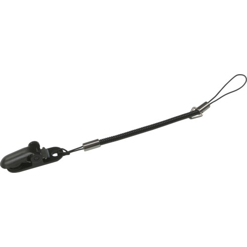 สายคล้องโทรศัพท์มือถือแบบเกลียว รับน้ำหนักได้ 0.3 กก. สีดำ