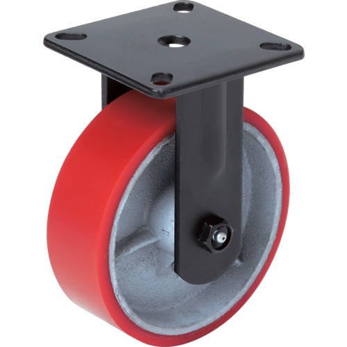 ล้อเลื่อนแข็งแรงพิเศษ สำหรับงานหนัก ล้อยูรีเทนแบบตายตัว เส้นผ่านศูนย์กลางล้อ 150 มม. รับน้ำหนักได้ 450 กก.