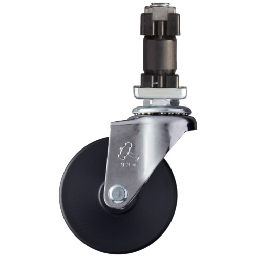 ค้อนหมุนใส่ท่อ MC ล้อไนลอน 65 มม. สำหรับสี่เหลี่ยม 25 มม.