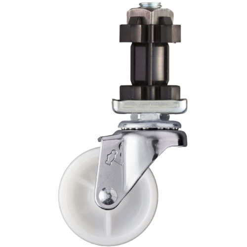 ค้อนสอดท่อแบบล้อไนลอนหมุนได้ 50 มม. สำหรับสี่เหลี่ยมจัตุรัส 32 มม.