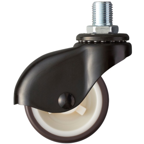 ค้อนหมุนเกลียวยูรีเทน (ล้อไนลอน) 50 มม. M12 ตัว: สีดำ