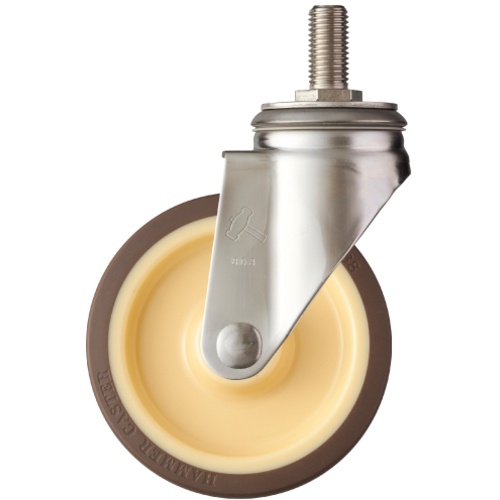 ค้อนสแตนเลสทั้งหมดซีรีส์ SA พร้อมล้อยูรีเทนหมุน (ลูกปืนลูกกลิ้ง) 150 มม.