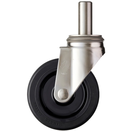 ค้อนสแตนเลสทั้งตัวรุ่น SK พร้อมล้อหมุนยาง (ล้อไนลอน) 150 มม.