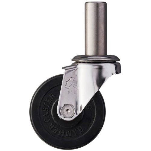 ค้อนสแตนเลสทั้งตัวรุ่น SK พร้อมล้อหมุนยาง ขนาด 75 มม.