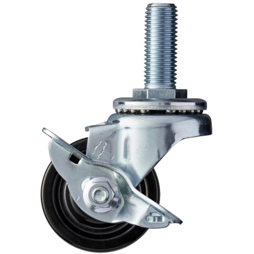 ค้อนชนิดขันเกลียว ล้อฟีนอลิกชนิดหมุน 50 มม. พร้อมตัวหยุด