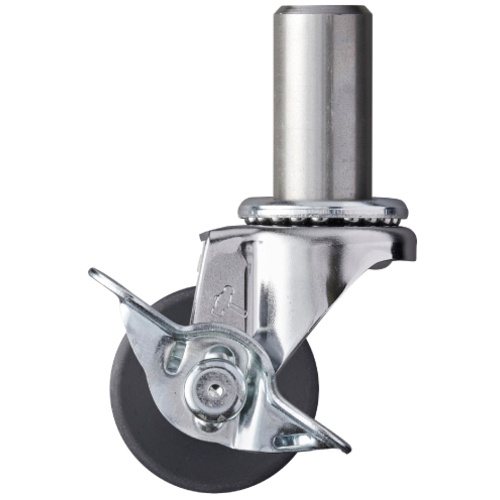 ค้อน, ล้อไนลอน MC แบบใส่ได้, 40 มม., พร้อมตัวหยุด