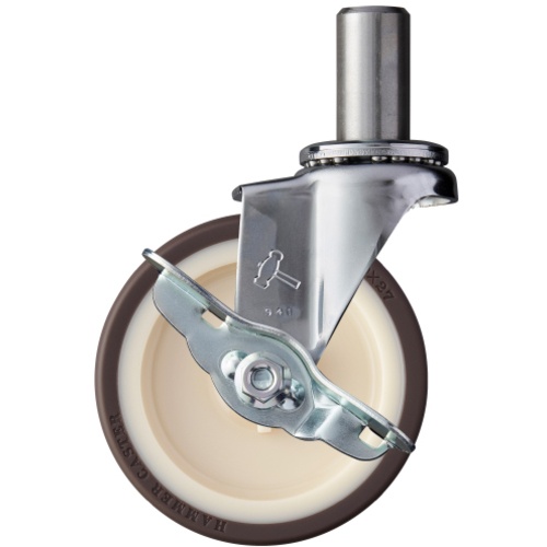 ค้อน, ล้อยูรีเทนแบบใส่ได้ (ล้อไนลอน), 100 มม., พร้อมตัวหยุด