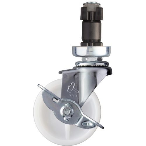 ค้อนสอดท่อแบบหมุนล้อไนลอน 65 มม. สำหรับ φ32 พร้อมตัวหยุด